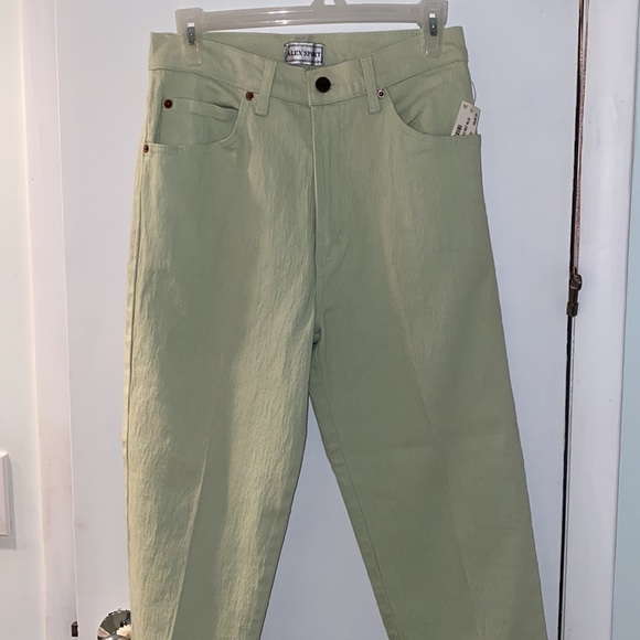 Beautiful LIGHT GREEN JEANS - Picture 1 of 11